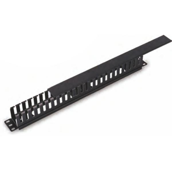 1U cable manager(plastic+metal)