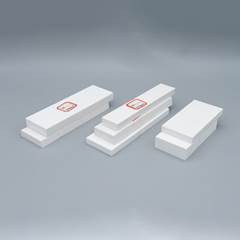 92% 95% 97% Alumina Ceramic Plates 9 Mohs Hardness With High Wear Resistance Damaged