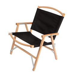 400 Lbs Portable Folding Camping Chair with Beech Frame