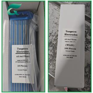 Blue WL20 Lanthanum Tungsten Electrode 4mm Diameter