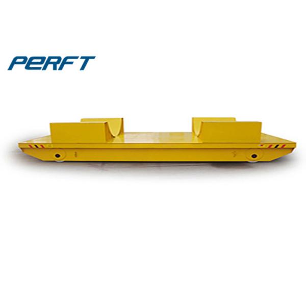 Buy Flatbed Material Handling Electric 3t Rail Transfer Cart Heavy Duty at wholesale prices
