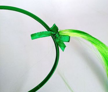 New Irish Halloween headgear, green clover headband, stage show, party dress up.
