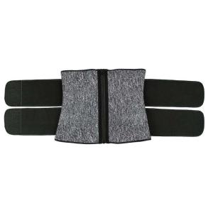 Neoprene Sauna Belt Double Belted Waist Trainer With Velcro Straps