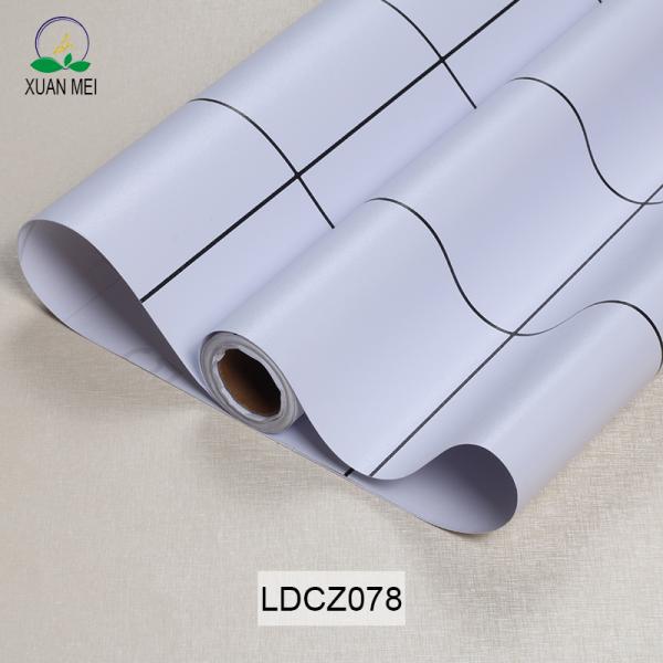 Moisture-Proof 3D Adhesive Wall Tile Stickers Geometric Design Patterns Wallpaper for Kitchen Bathroom