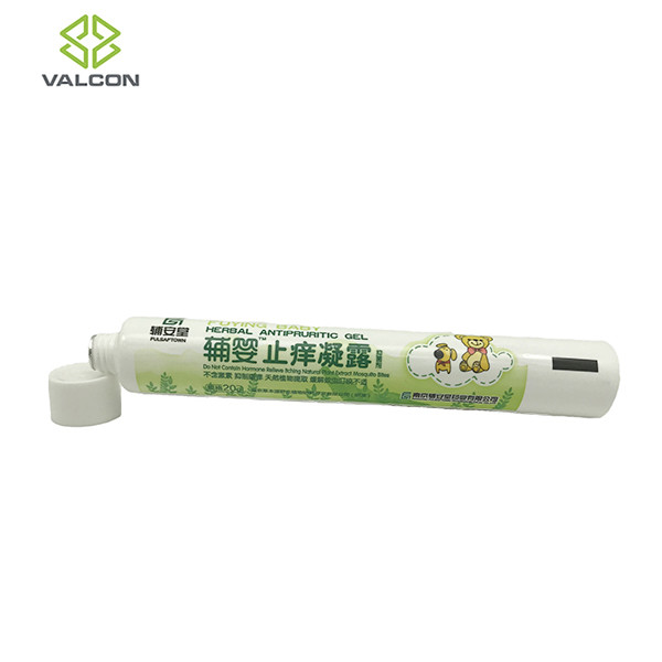 Customized Pharmaceutical Tube Packaging , Empty Plastic Tubes 19 MM Diameter