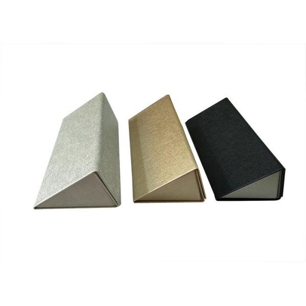 PVC Leather Foldable Triangular Sunglasses Case Eyewear Case Packaging Box