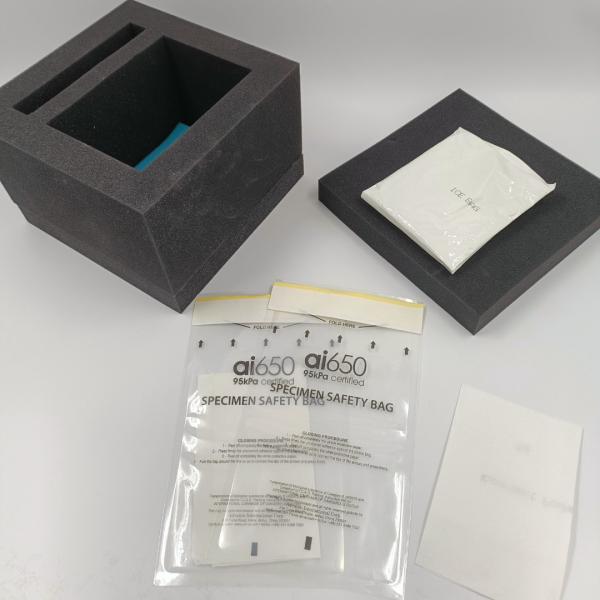 Buy Clear 2 Mils Leak Proof Specimen Bag With Biohazard Printing at wholesale prices