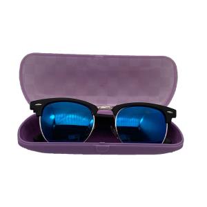 Green Purple Glasses Packing Plastic Spectacle Case