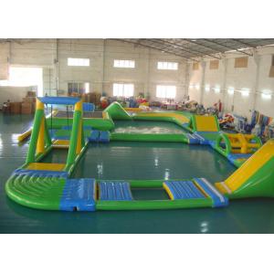 Customized Inflatable Water Parks , 0.9mm PVC Water Playground Equipment