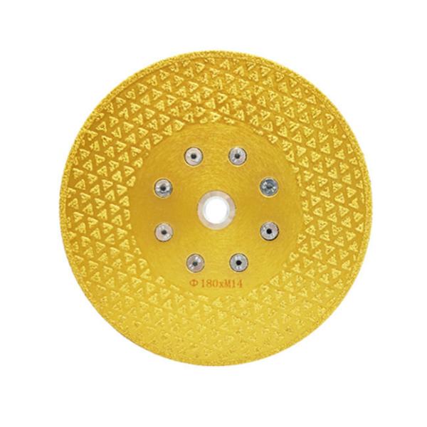 Buy 180mm Vacuum Brazed Porcelain Tile Grinding Cutting Disc CE at wholesale prices
