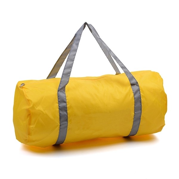 Buy Waterproof Polyester Packaging Foldable Travel Bag Yellow / Fluorescent Green at wholesale prices