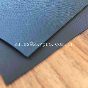 China 0.9mm Colored Glossy Rubberized Cloth Thick Neoprene Fabric , Airprene Fabric For Industry Boat on sale