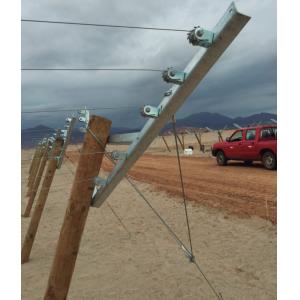 Vertical Grape Trellis Vineyard Fence Posts With Different Surface Treatment