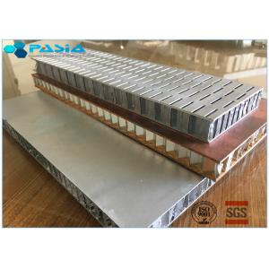 High Flat Surface Aluminium Honeycomb Sandwich Panel Excellent Weather