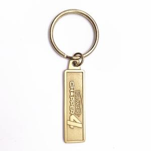 Professional Custom Metal Keychains / Silver Promotional Metal Keyrings