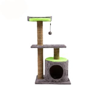 Customized Color Cat Climbing Frame Eco - Friendly Size 43 * 30 * 79CM