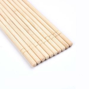 Polished Smooth Insect-resistant Round Bamboo Chopsticks Disposable Eco-friendly