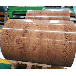 3D Wooden Flower Pattern 0.35mm 0.45mm Color Coated PPGI prepainted steel coil