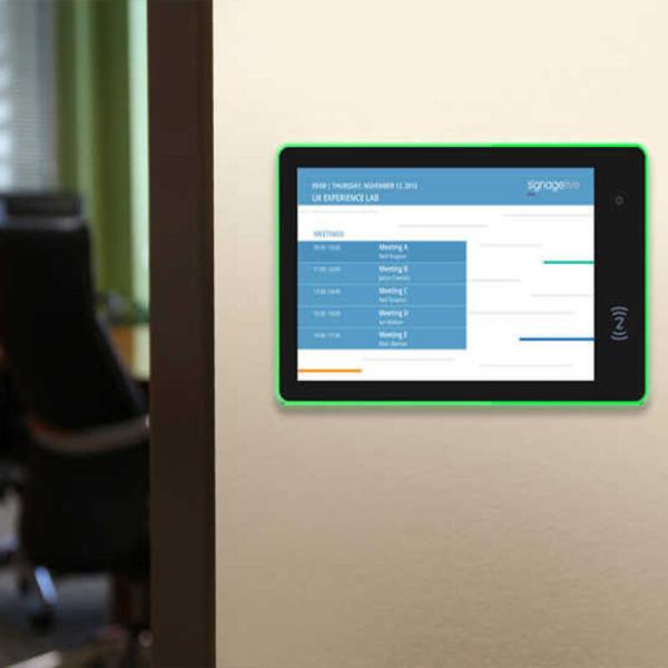 Buy 14Inch RK3566 CPU Conference Room Booking Tablet Android Tablet Surrounding LED Lights at wholesale prices