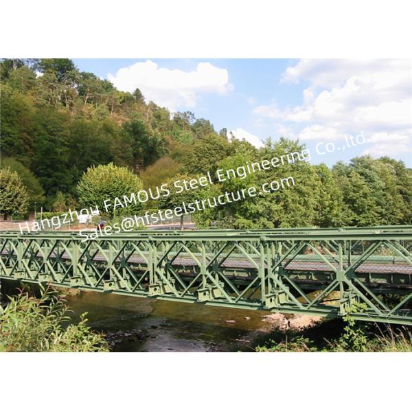 Buy Easy Installation 4.2m Width Military Bailey Bridge With Truss Structure at wholesale prices