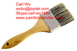 Natural pure bristle Chinese bristle synthetic mix paint brush wood handle plastic handle 2 inch PB-012