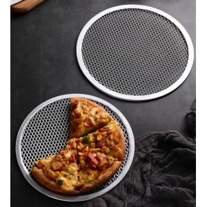 Seamless Round Pizza Screen Tray 6-22 Inch Aluminum Alloy