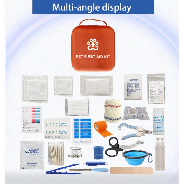 Pet First Aid Kit for Dogs & Cats Dog First Aid Kit Pet Emergency Kit with First Aid Supplies for Home Camping Hiking Traveling