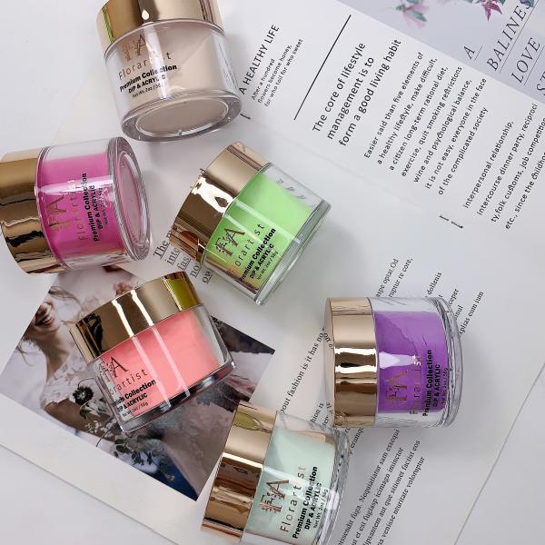 Wholesale Loose Nail Acrylic Solid Powder Private Label Nail Dipping Powder Custom Bulk Acrylic Dip Powder