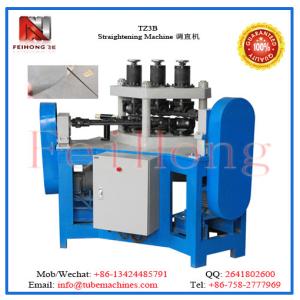 straightening machine for tubular heaters