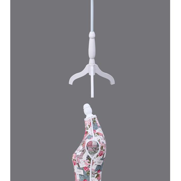 Factory direct sales foam cloth female model clothing display props bust printed linen cloth pin-inserable cloth