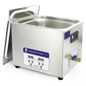 15L Heater Adjustable Benchtop Ultrasonic Cleaner , Paint Air brush Ultrasonic