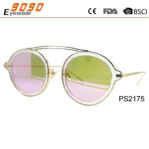 women's retro temperament fashionable sunglasses ,UV 400 Protection Lens