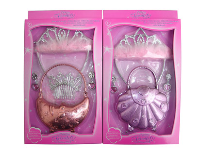 Buy New princess set with handbag,crown, earring Kids beauty set at wholesale prices