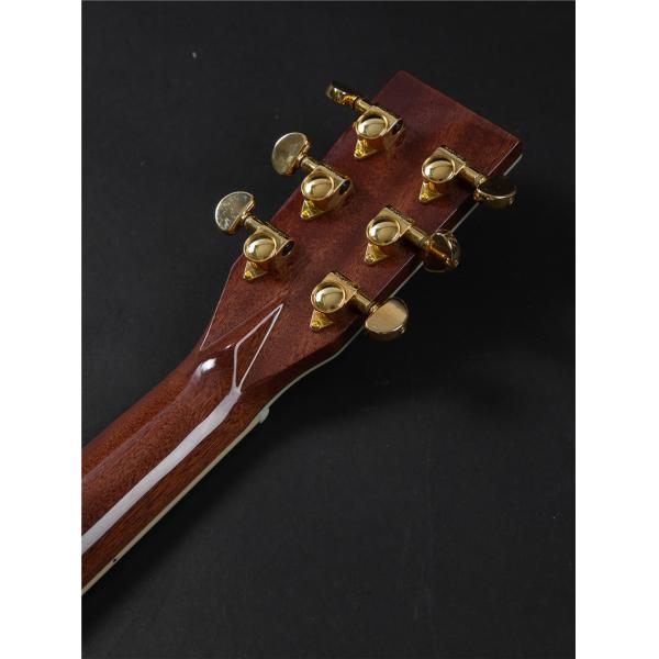 OEM custom guitar 41 inch solid spruce top D45f style handmade Acoustic Guitar with pickup 301 fishman