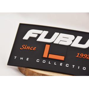 Embossed 3D PVC Patches , Garment And Bags Custom Rubber Patches