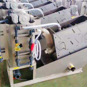Automatic Screw Press Sludge Dewatering Equipment For Wastewater Treatment