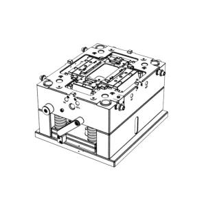 Back cover (1*1)/Three-plates mold / Cold runner No.22447