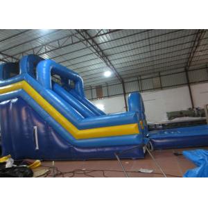 Digital Printing Long Inflatable Giant Slip And Slide , Amusement Park Outdoor