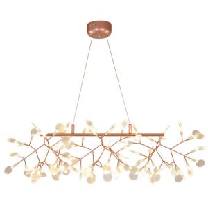 Nordic Hanging Living Room Chandelier Modern Kitchen Firefly rectangular