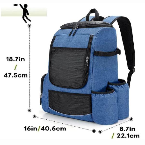Unique Style Outdoor Sports Bag Large Capacity Disc Golf Backpack Water Resistant