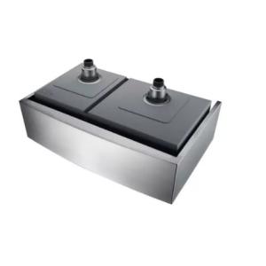 Double Apron Front Farmhouse Stainless Steel Kitchen Sink Undermount Handmade