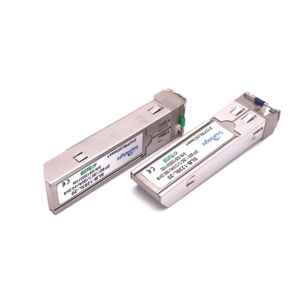 1.25g Bidi Sfp Optical Transceiver 80km Tx1550nm Rx1490nm For Ethernet Ftth