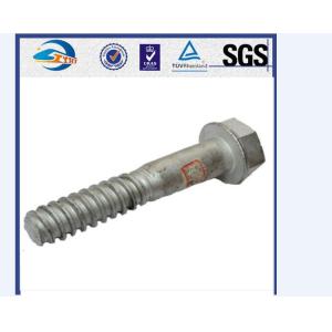 35# 45# 40Cr Lag Bolt Railway Sleeper Screws Track Spikes NF F500-50