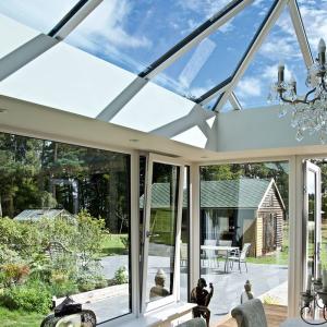 Waterproof Outdoor Solarium Octagon Greenhouse with Insulated Glass and