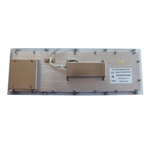 IP67 SS Industrial Keyboard With Trackball Washable PS2 USB