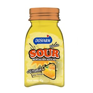 Mango Sour Mints Lozenge Sugar Free Mint Candy Custom Mints