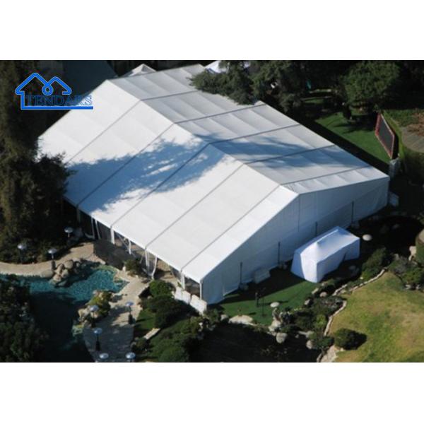 Large Capacity Elegant White UV Resistance Party Festival Marquee Tent For Outdoor Events