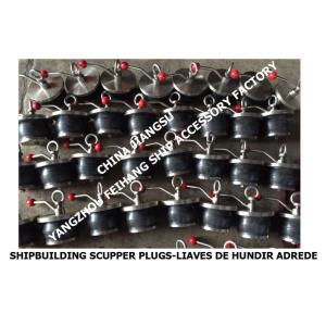 Marine Deck Drainage Hole Plug, Method Of Use For Marine Deck Drainage Hole Plug