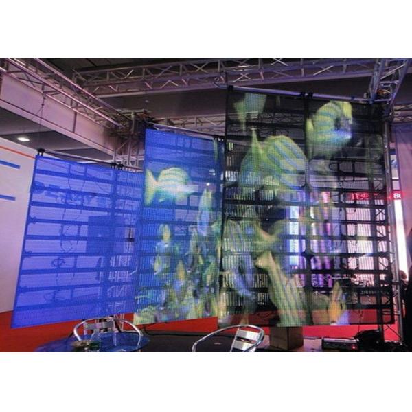 Buy P12.5 Full Color Transparent LED Screen Indoor LED Video Wall SMD 1R1G1B at wholesale prices