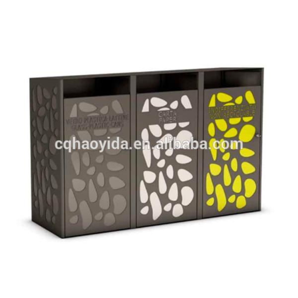 Modern 1800L*600W*1250H Mm Multi Compartment Trash Can